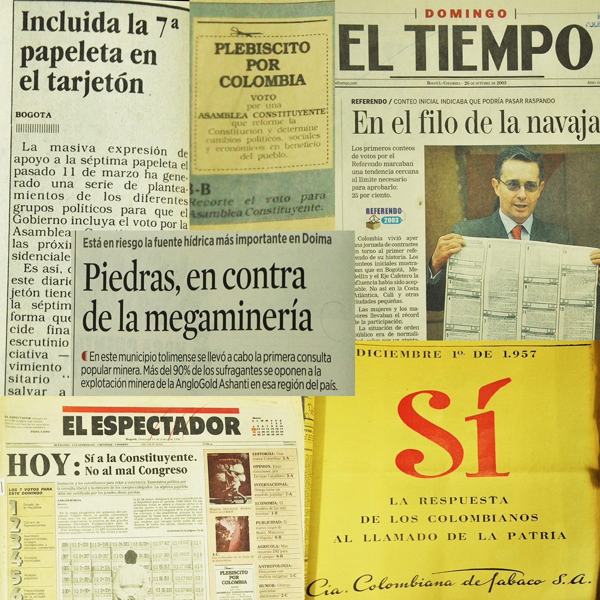 Cuatro hitos de participación ciudadana en Colombia